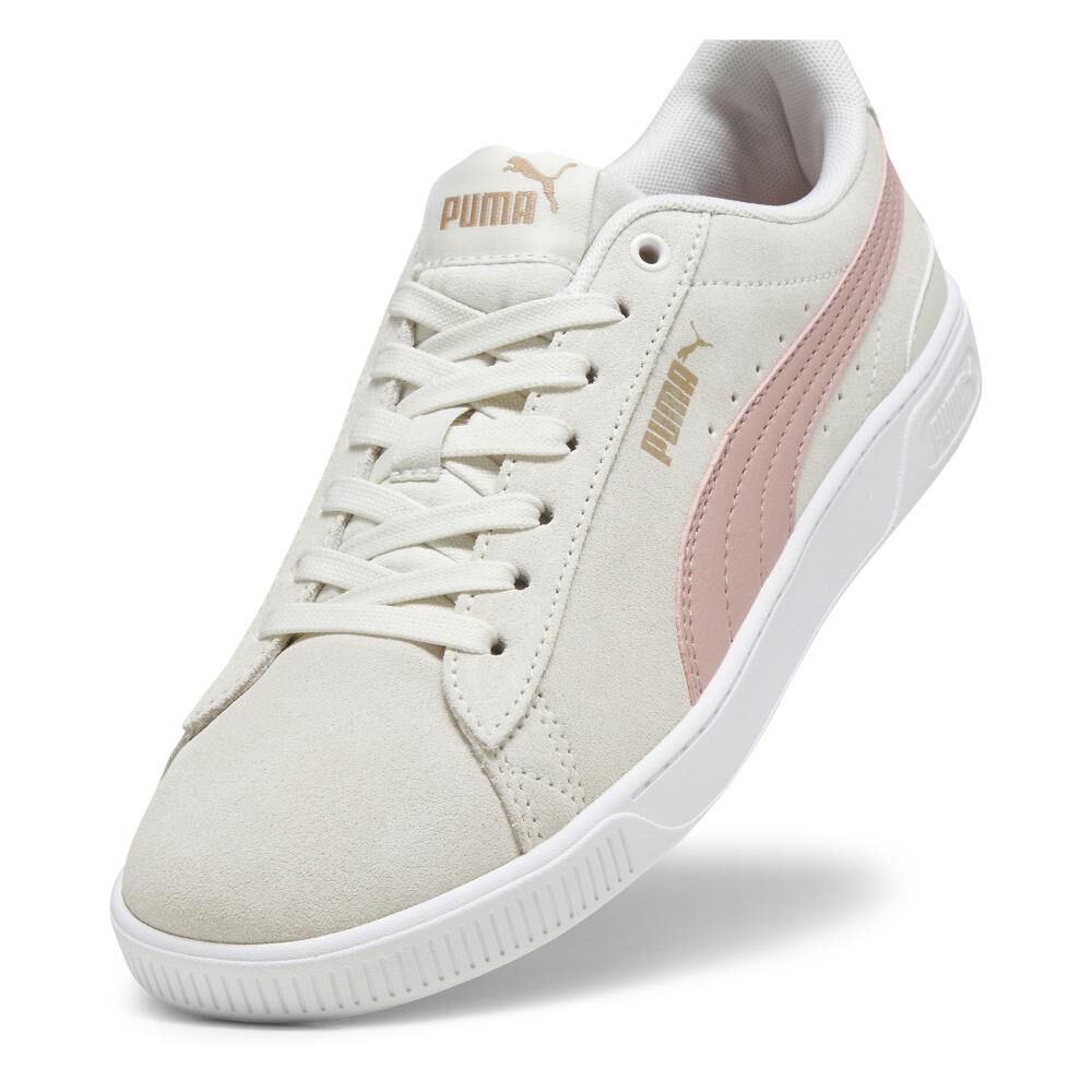 Zapatilla Urbana Mujer Puma Vikky Beige image number 3.0