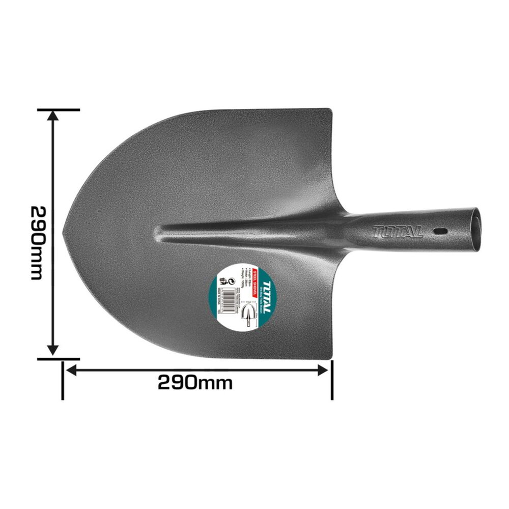 Pala Punta Truper Sin Mango 290mm Total image number 1.0