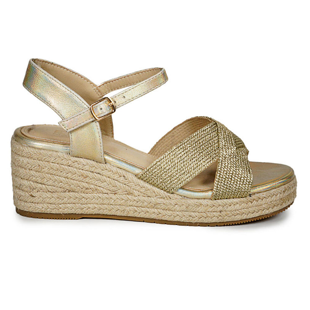 Sandalia Daisa Dorado image number 1.0