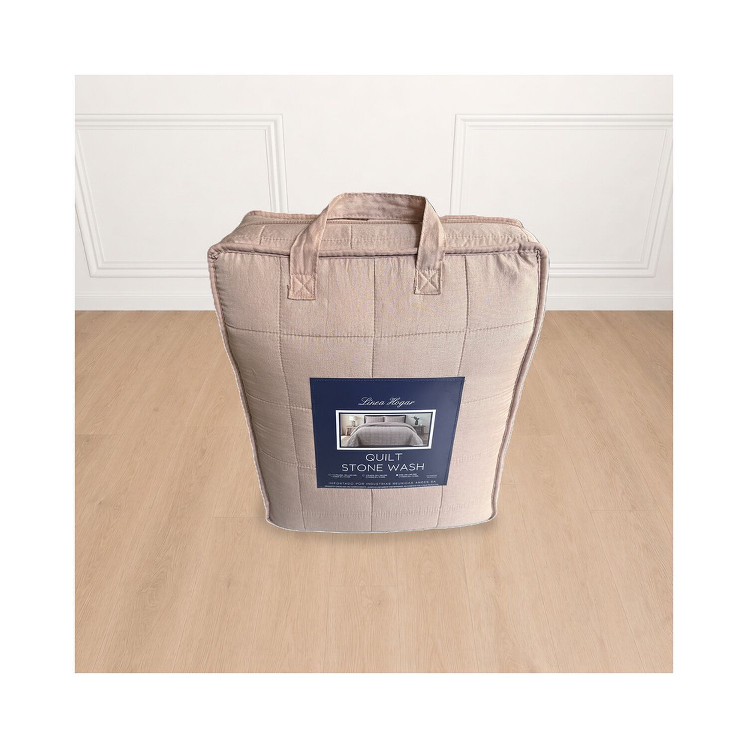 Quilt Andes Stone Wash Rosa 2 Plazas image number 1.0