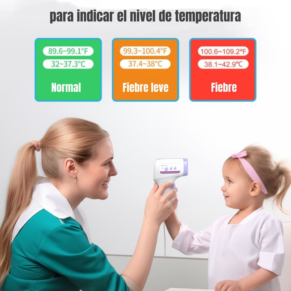 Termómetro Infrarrojo Digital Con Pilas Lubabycas image number 1.0