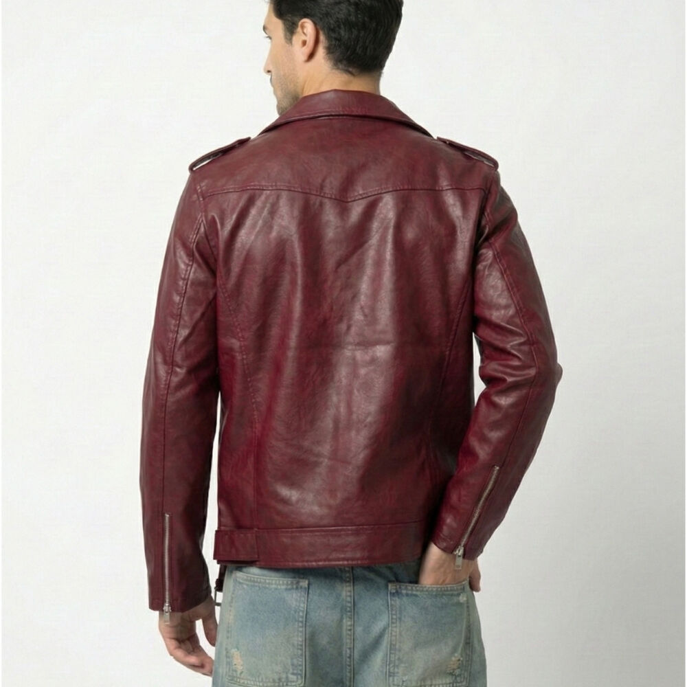 Chaqueta Ecocuero Soft Hombre Milan image number 2.0