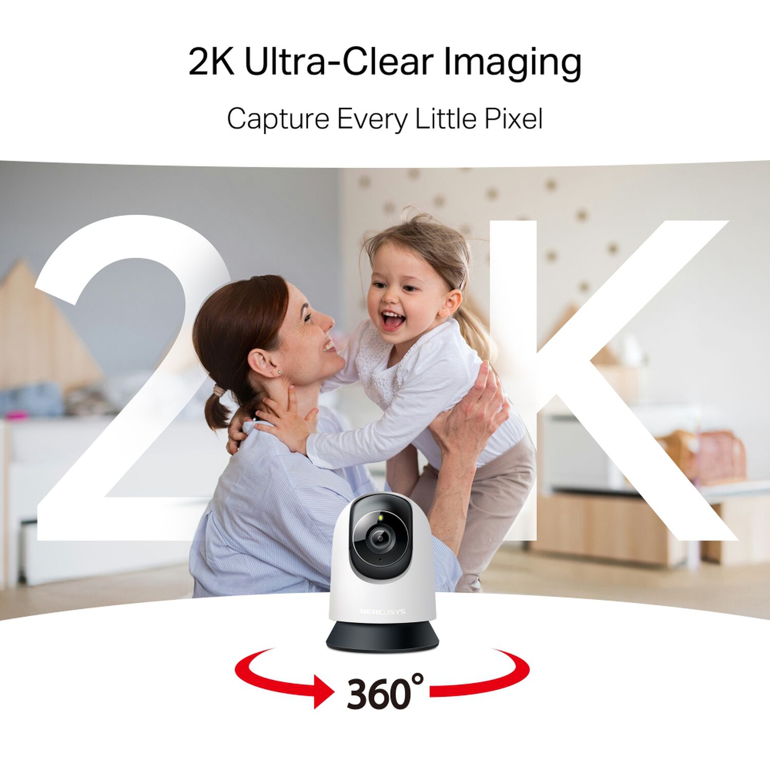 Camara Mercusy Mc210 Wifi Pan/tilt Home Security image number 1.0