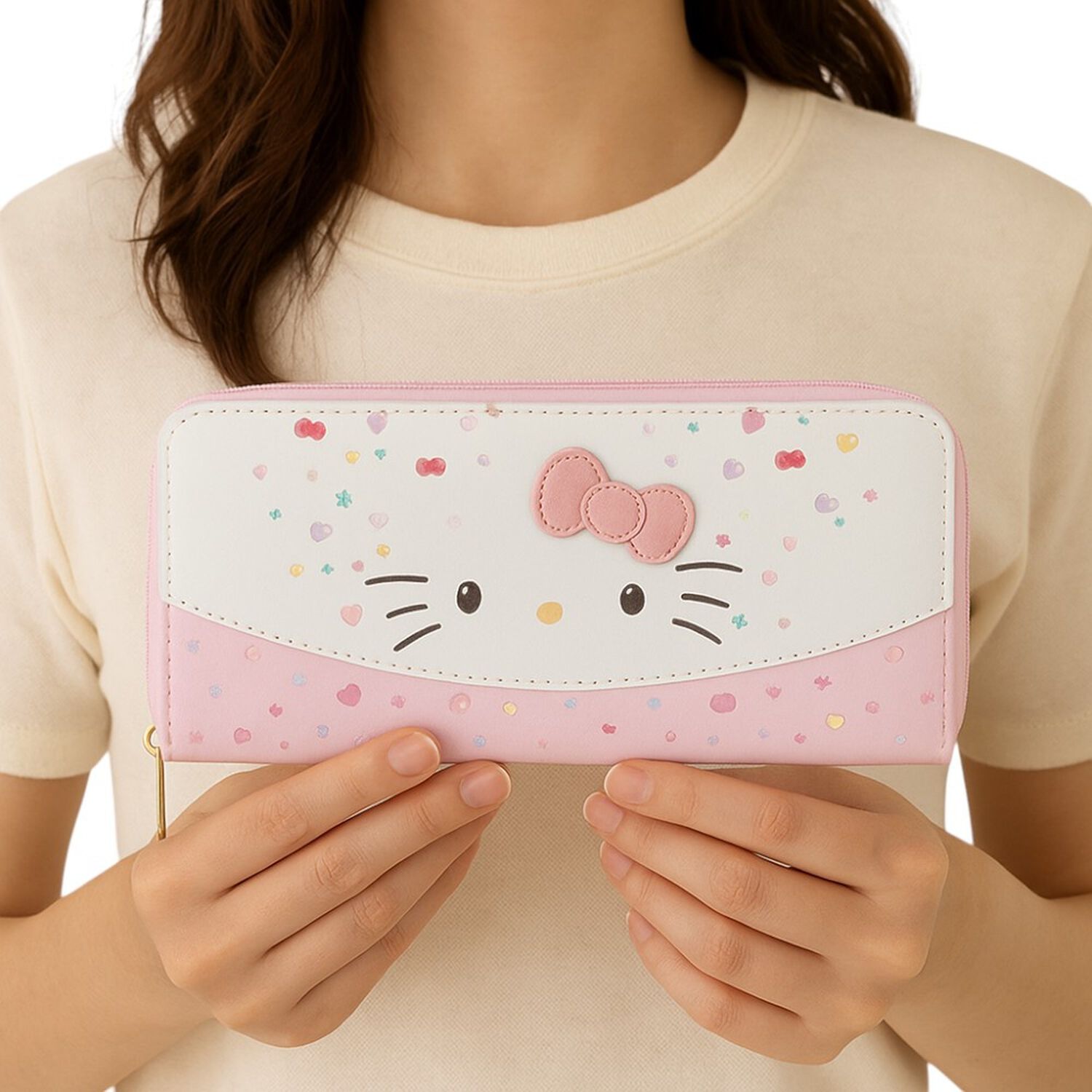 Billetera Monedero Tarjetero Hello Kitty Kawwaii Regalo image number 5.0