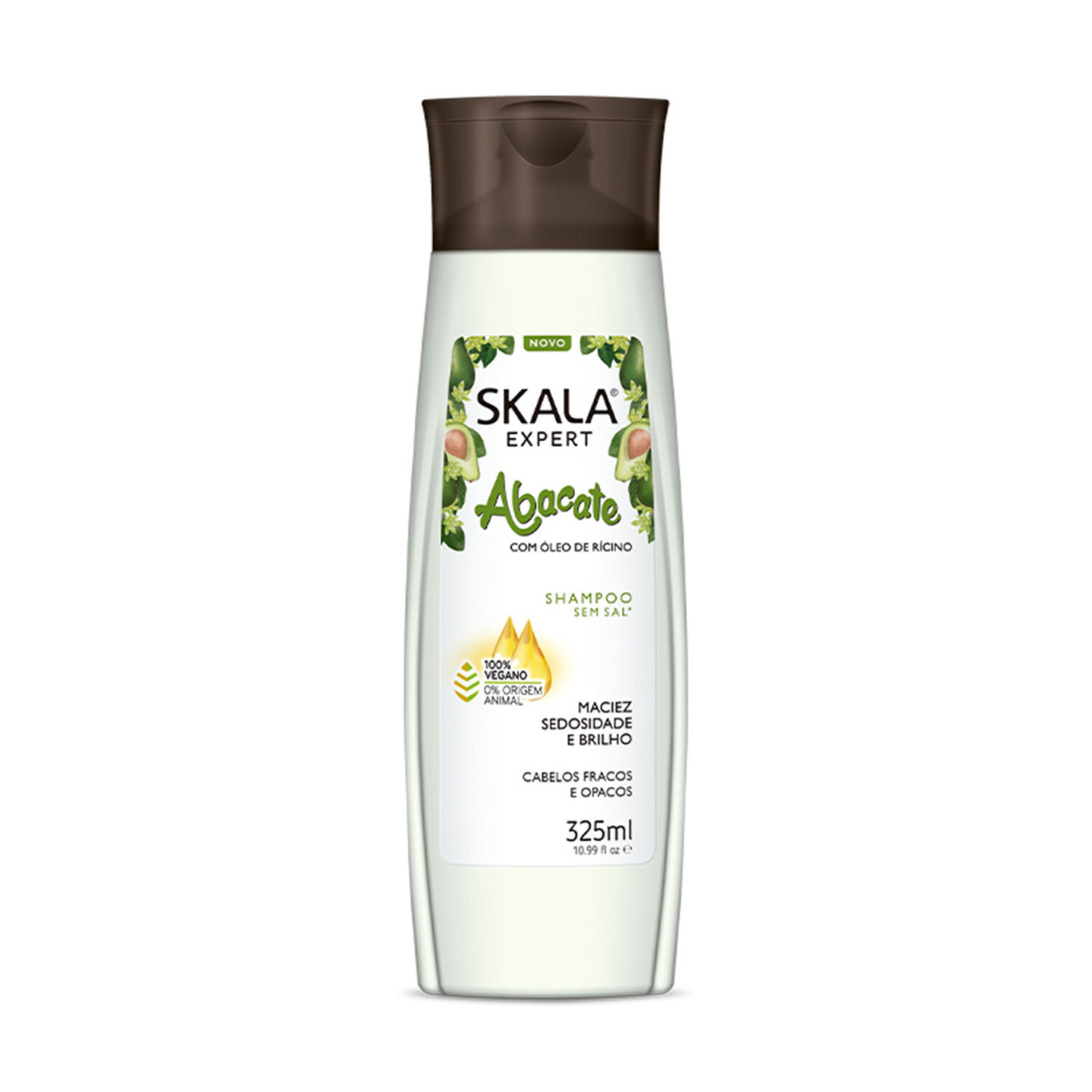 Shampoo De Aguacate Cabello D&eacute;bil Sin Sal Skala 325 Ml image number 0.0