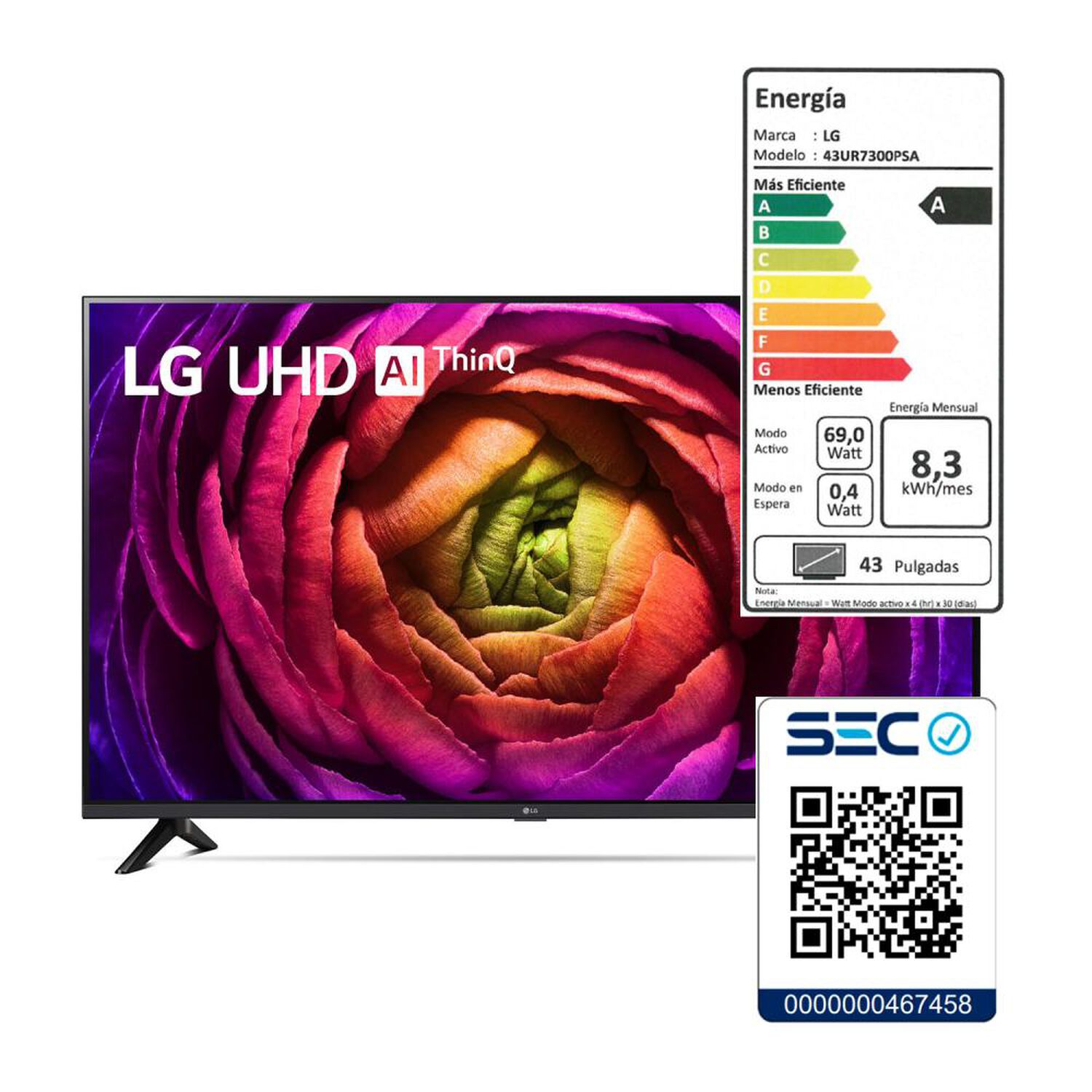 Led 43" LG 43UR7300PSA / Ultra HD 4K / Smart TV image number 10.0
