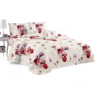 Cubrecama De Verano 1.5 Plazas Quilt + 1 Funda De Almohada Cobertor Delgado Qvr1-64