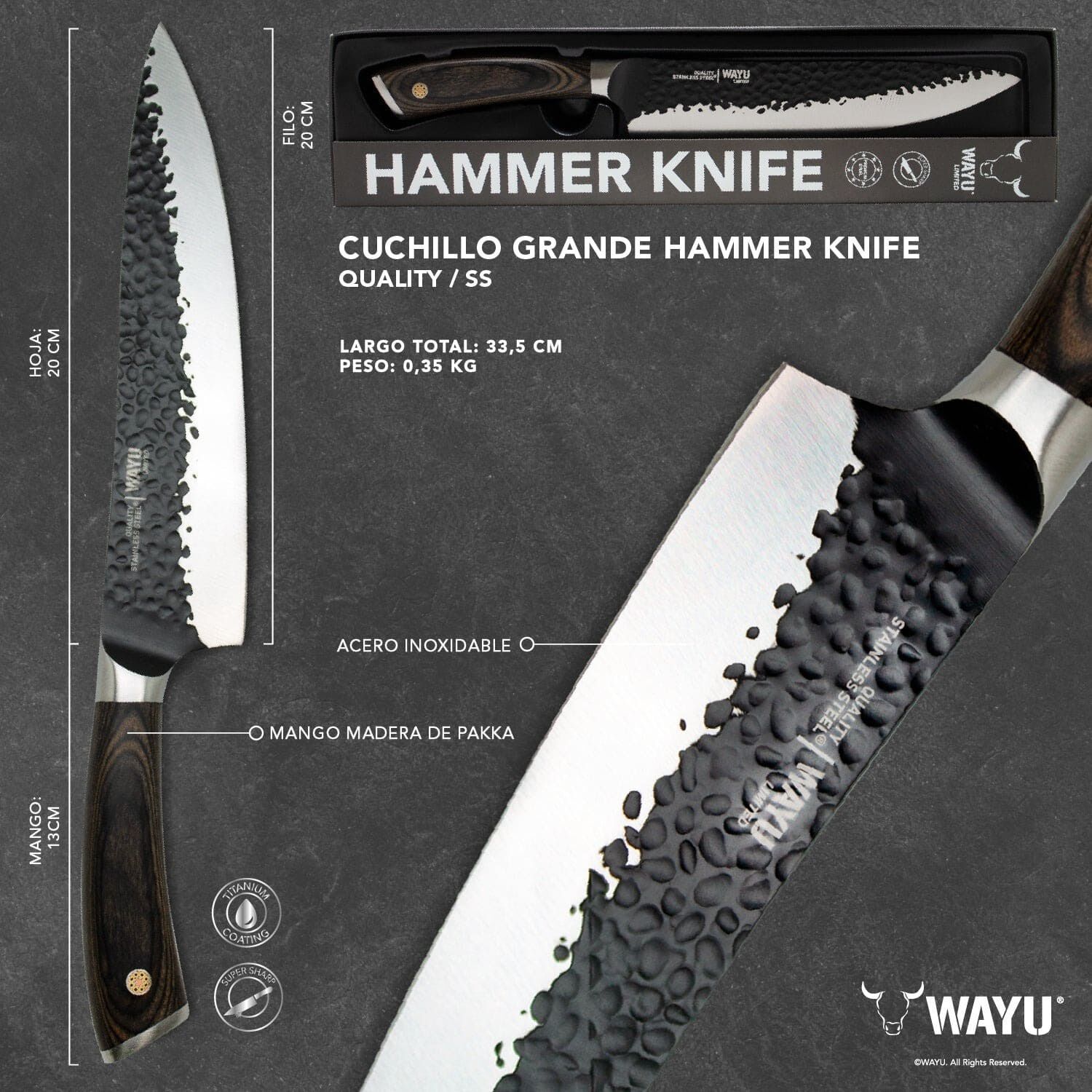 Cuchillo Hammer Grande Wayu image number 2.0
