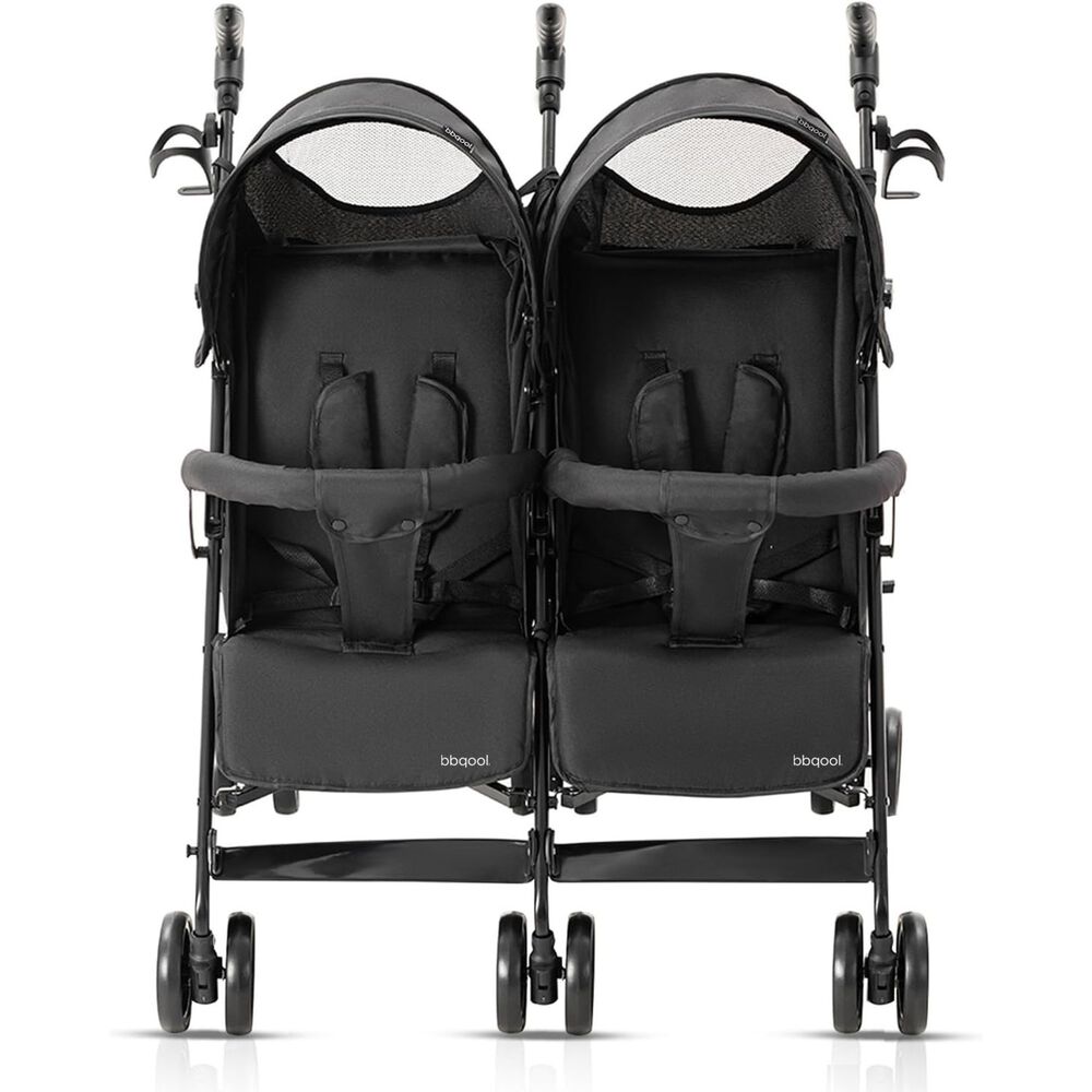 Coche Paragua Doble Twin Dark Grey image number 1.0