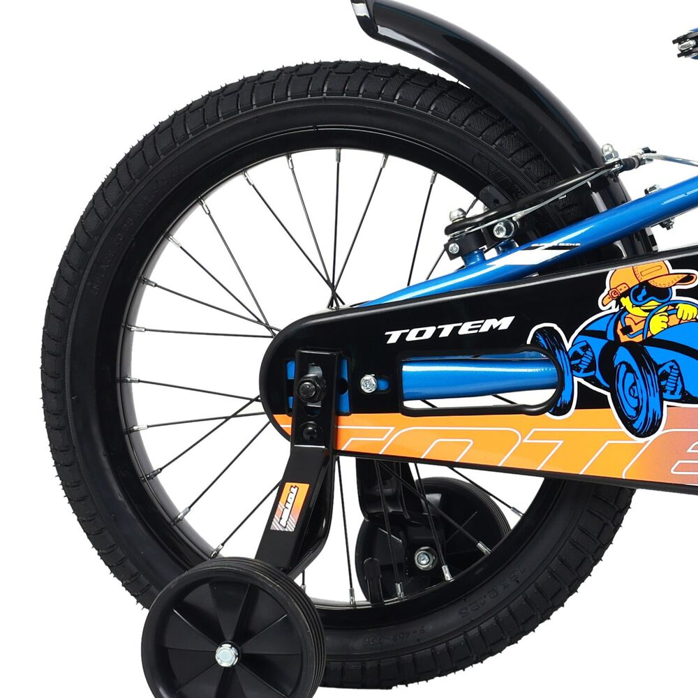 Bicicleta Totem Infantil Aro 16 Rock-x Color Azul image number 3.0