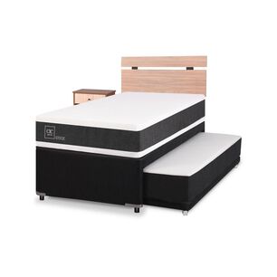 Divan Cic Ortopedic / 1.5 Plazas / Base Normal + Set De Maderas