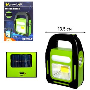 Linterna Led Solar 3 En 1 Usb Recargable