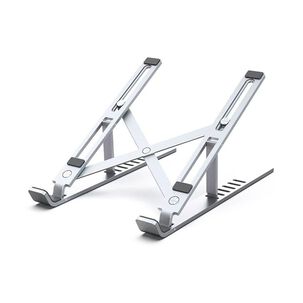 Soporte Alzador Plegable Para Notebook De Aluminio