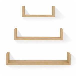 Set 3 Estantes Repisas Flotantes Decorativos Minimalistas