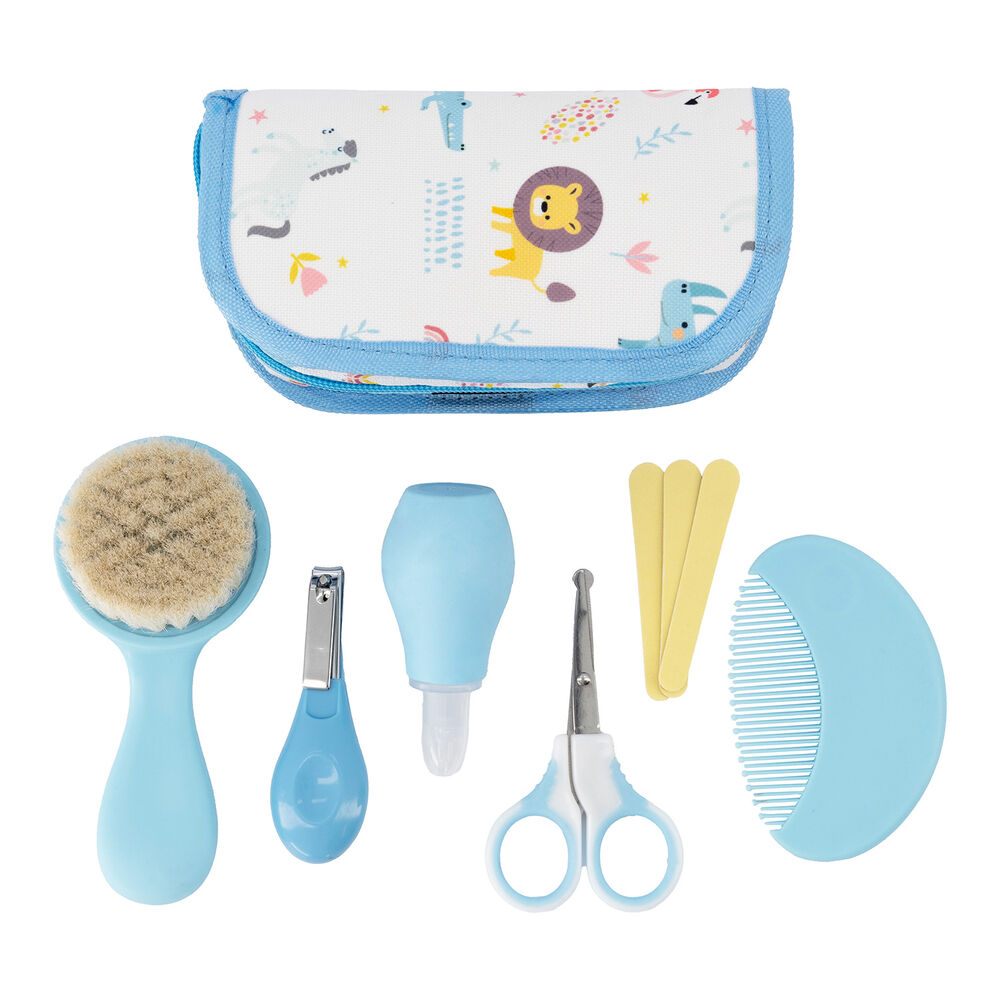 Set Higiene Cuidados Bebe Recién Nacido Celeste image number 1.0