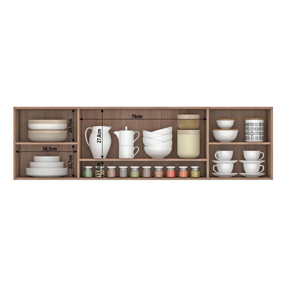 Mueble De Cocina Aereo Nido Vekkahome 160 Cm image number 2.0