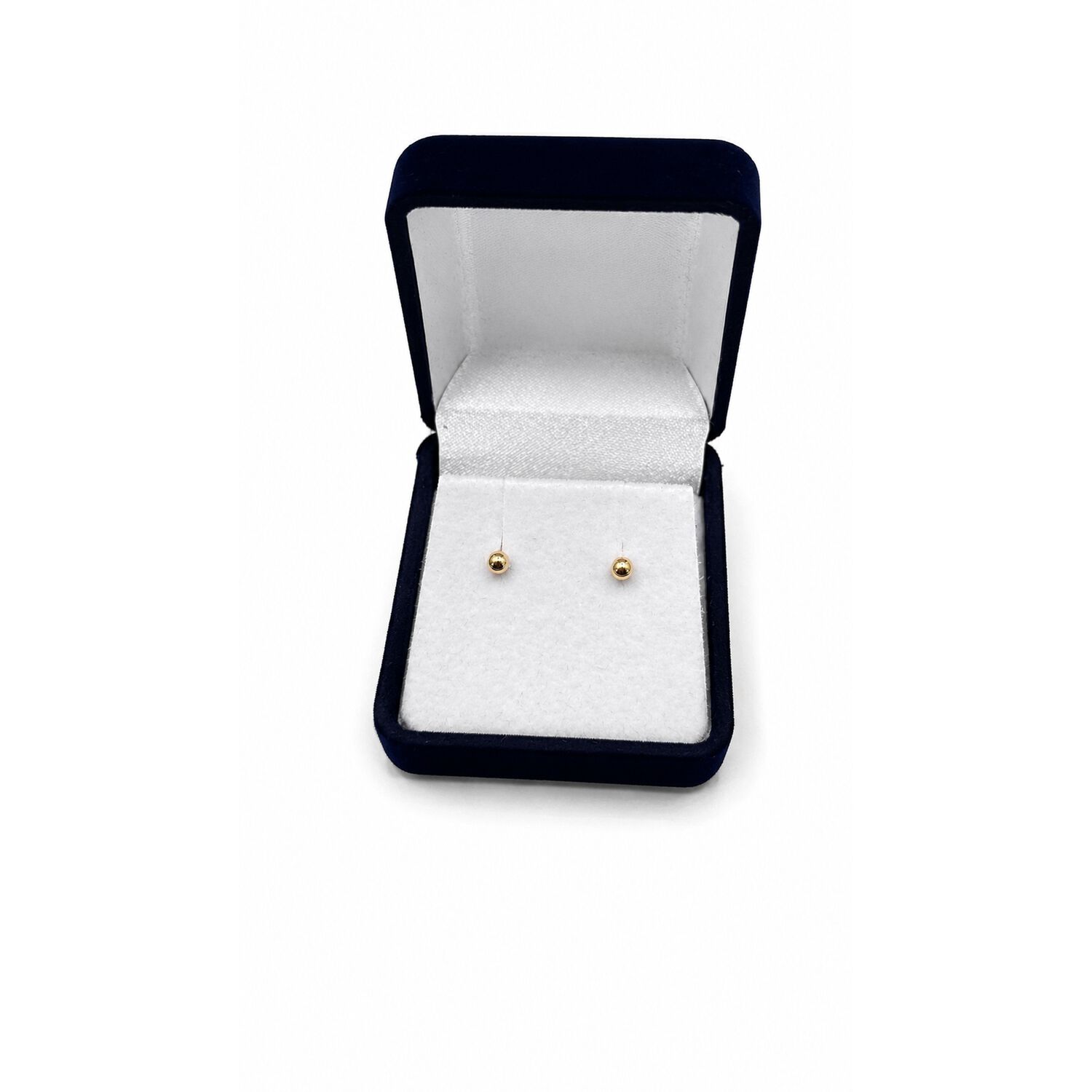 Aros Bolita 3mm N1 Oro 18k 0.50 Gr Beb&eacute; Hipoalerg&eacute;nico Dorado image number 3.0