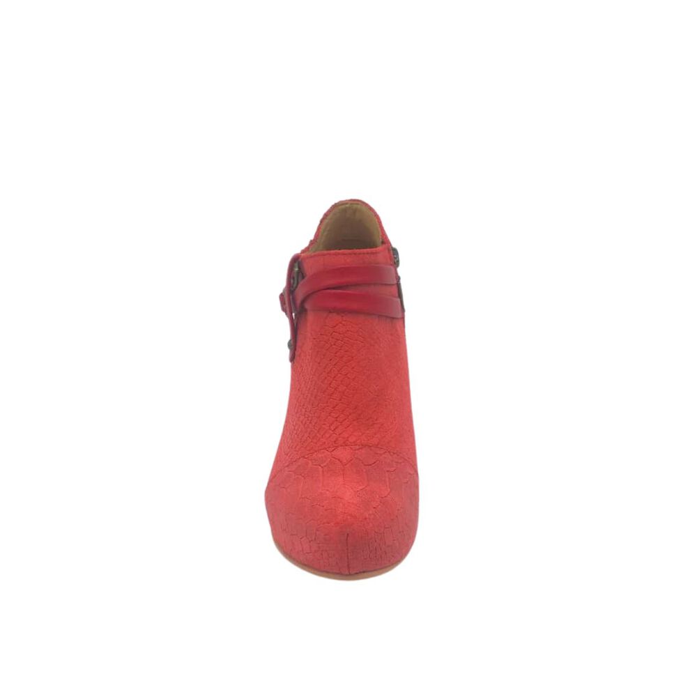 Botin Angel Rojo Nobuck Pao Pecados image number 4.0
