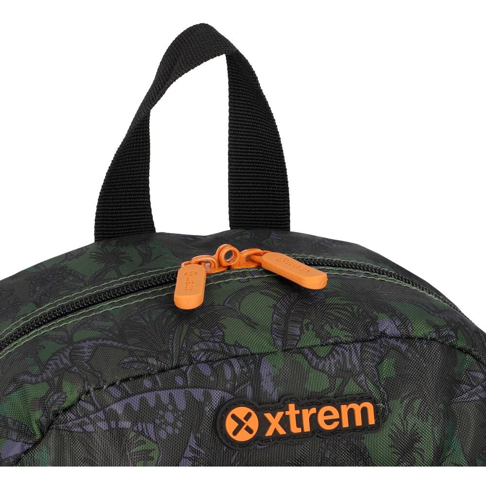 Mochila Xtrem Kinder 6xt Dino Verde Oliva image number 7.0