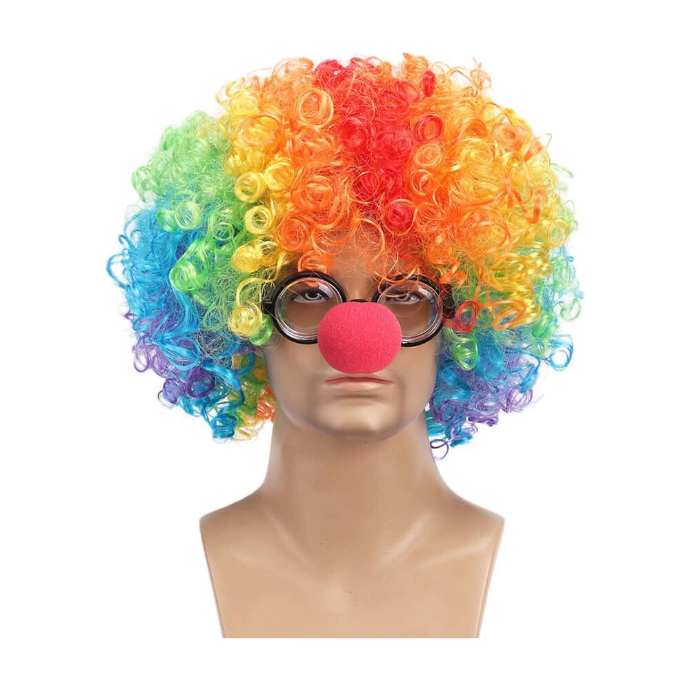 Set Disfraz Payaso Peluca Lentes Y Nariz image number 1.0