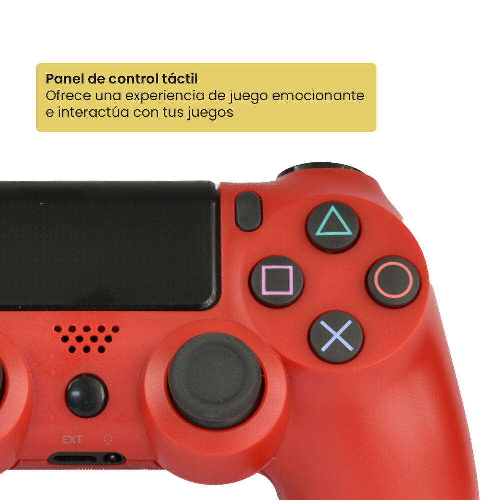 Control Joystick Compatible Con Dualshock Para Ps4 Rojo Levo image number 4.0