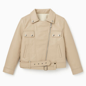 Chaquetas Biker Ecocuero Para Niños