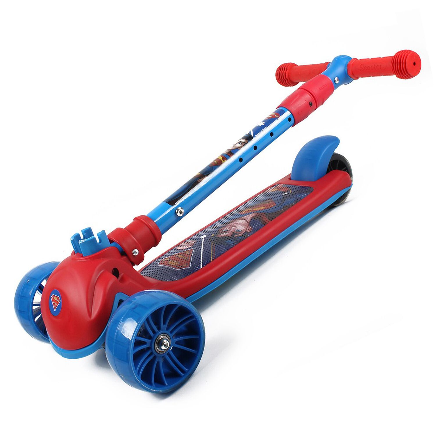 Scooter Infantil Reforzado Superman Dc Comics De 3 Ruedas image number 4.0
