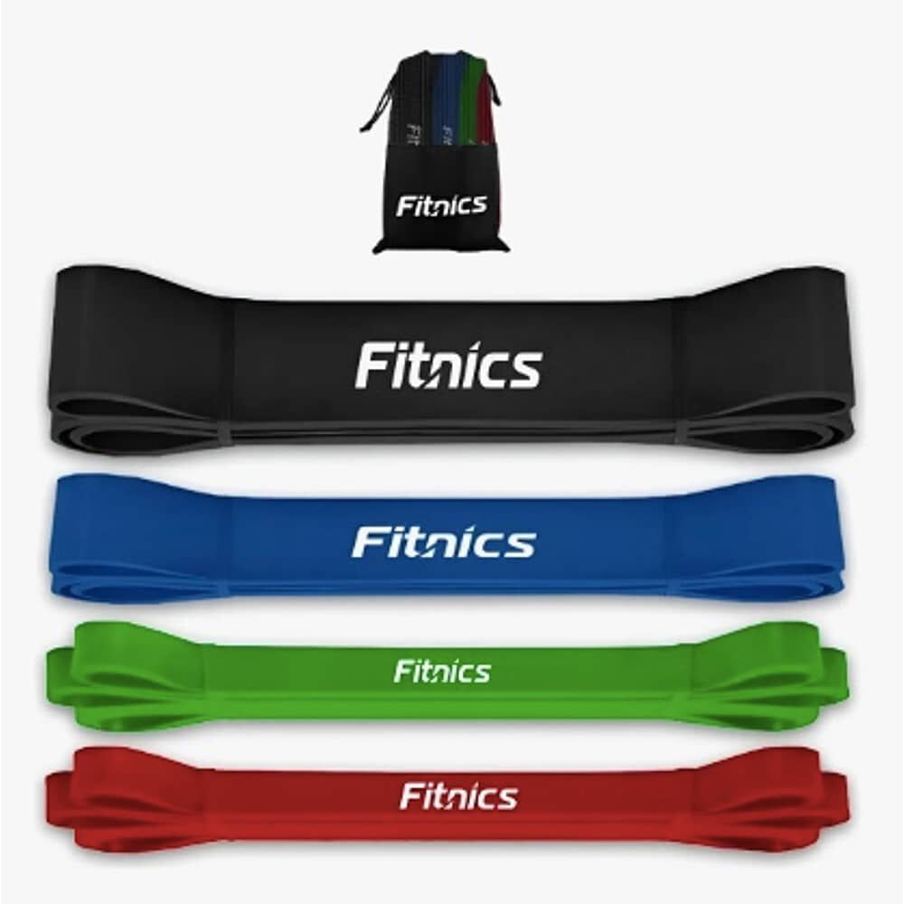 Bandas Elasticas Power Bands Latex Resistencia Fitnics Set 4 image number 0.0