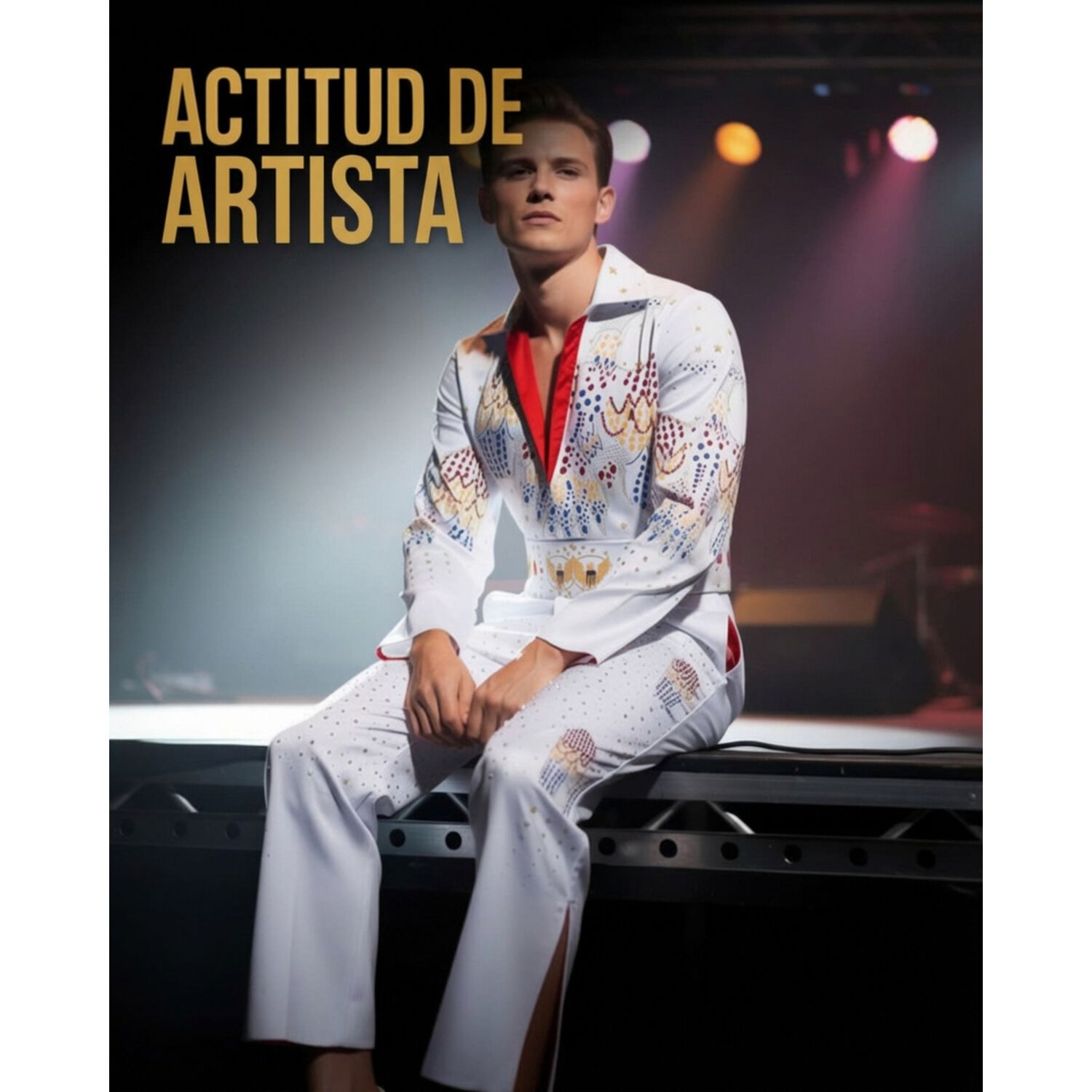 Disfraz Cosplay Elvis Presley Eagle Jumsuit image number 8.0