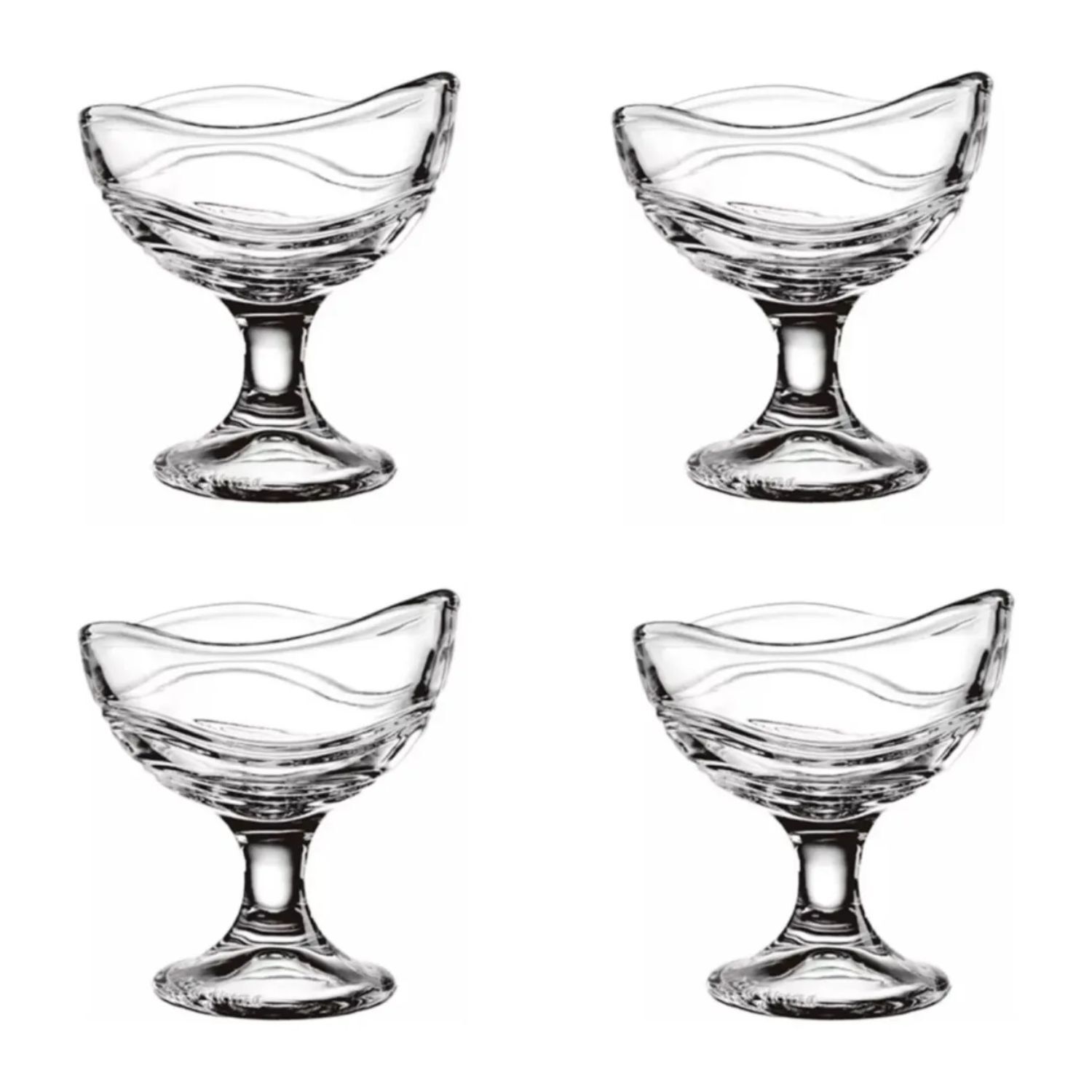 Set 4 Copas De Postre Florencia 300ml Helados Cocina image number 2.0
