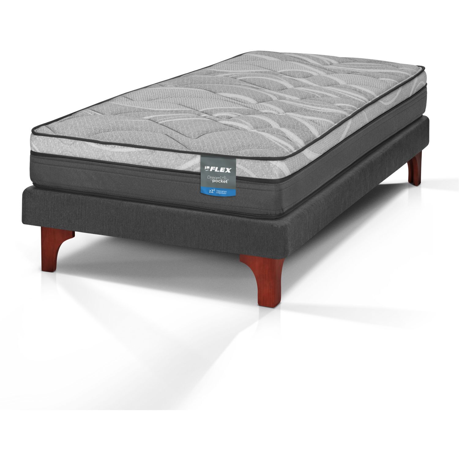 Cama Europea Flex Dream Pocket / 1.5 Plazas image number 2.0