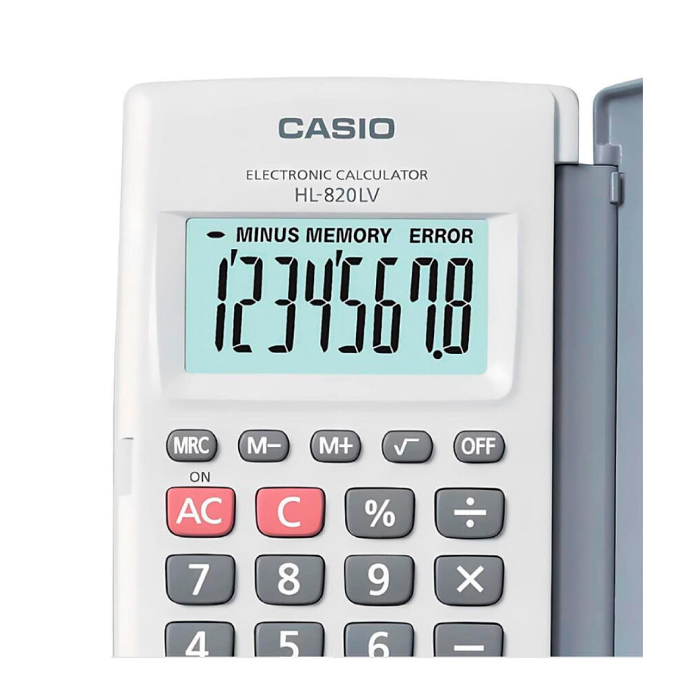 Calculadora Bolsillo Casio Hl820lv Blanca image number 2.0