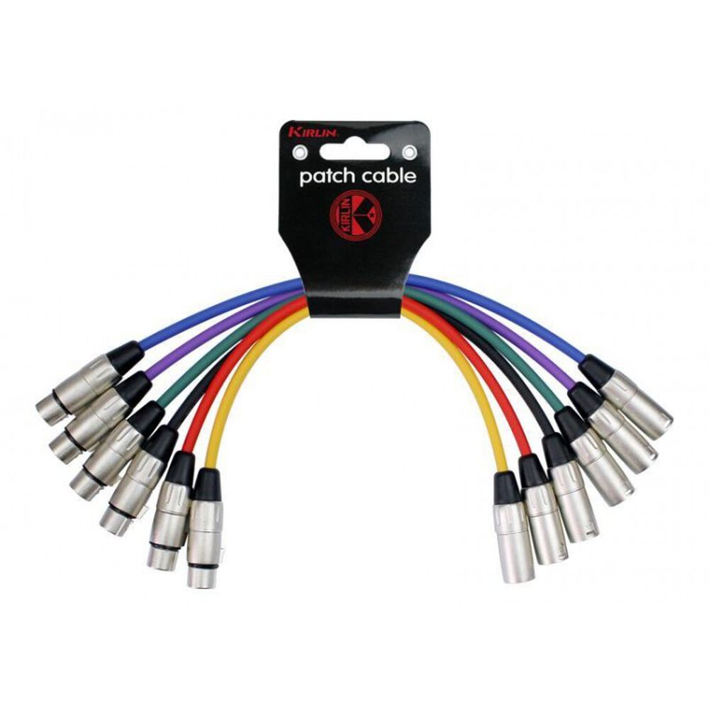 Juego 6 Cables Microfono 1 M Xlr(macho-hembra) Mp6-480-1 image number 0.0