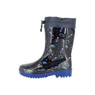 Bota De Agua Con Polar Calet Azul Bamboo