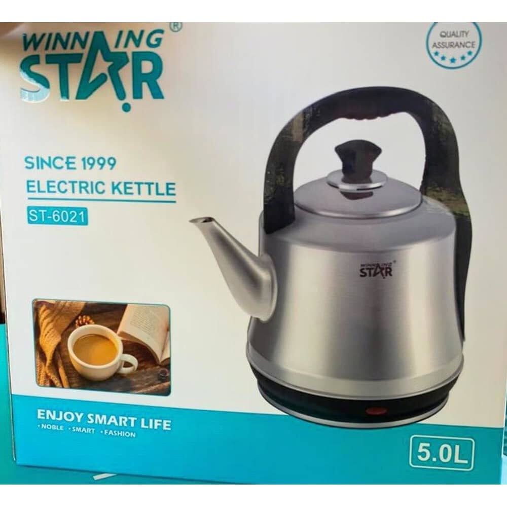 Tetera El&eacute;ctrica 5 Litros Acero Inoxidable Hervidor image number 0.0