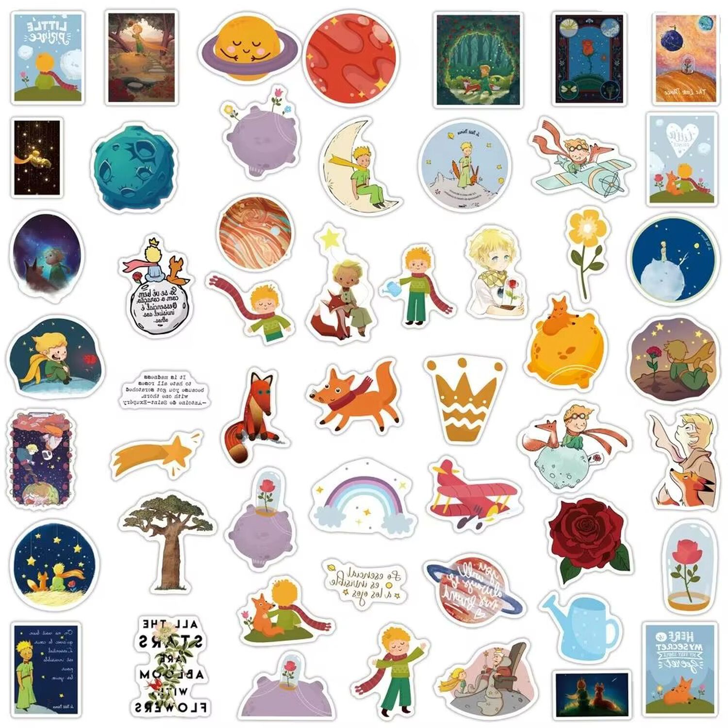 Pack Sticker El Principito Y Personajes " Le Petit Prince" image number 4.0