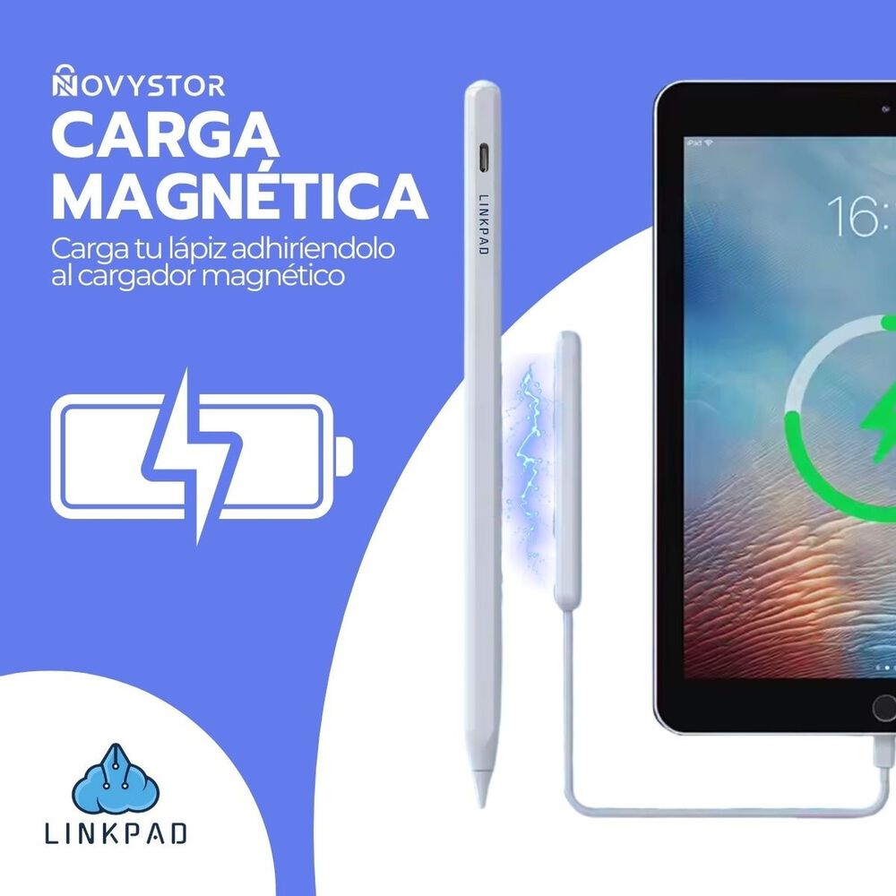 L&aacute;piz Linkpad P10 Pro Para Ipad Palm Reject Inal&aacute;mbrico image number 5.0