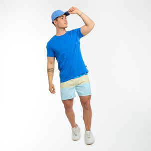 Polera Estampada Manga Corta Cuello Redondo Hombre Skuad
