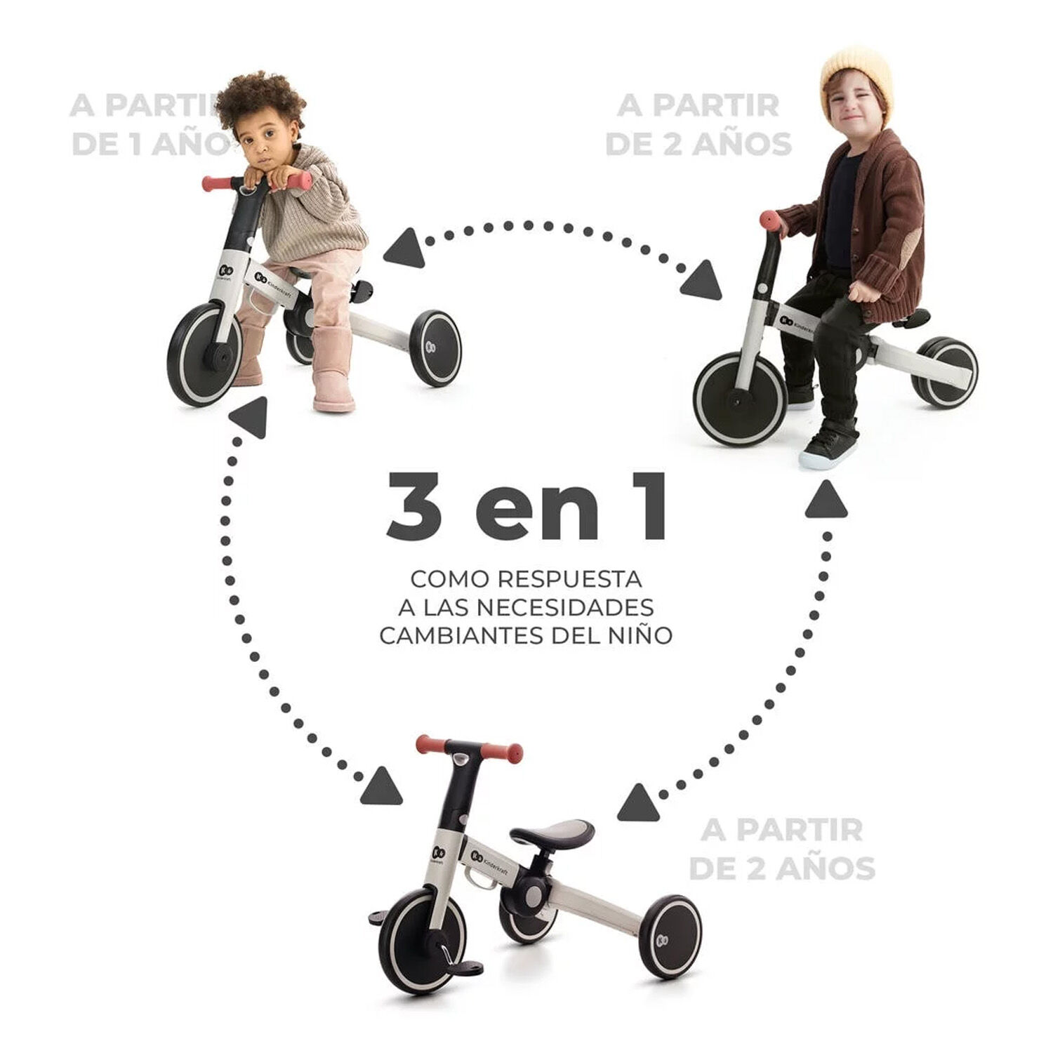 Triciclo 4trike Silver Grey image number 6.0