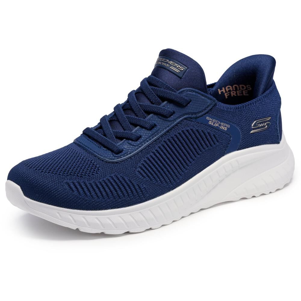 Zapatilla Urbana Mujer Skechers Bobs Squad Chaos - Current Mu Nvy image number 2.0