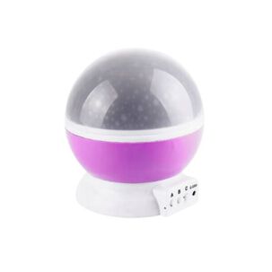Lampara Rosa De Proyección Rotatoria Luz Estrellas Multicolor