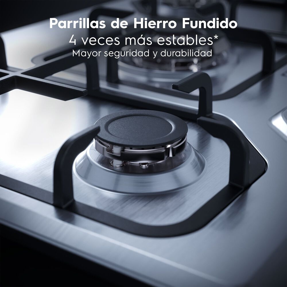 Encimera A Gas 4 Platos Experience Multi Llama Ke4xc Inox image number 6.0
