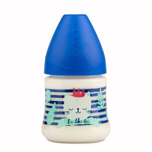 Mamadera 150 Ml Anat&oacute;mica Sea Azul