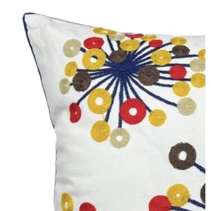 Funda De Coj&iacute;n Dise&ntilde;o Lino Tejida Con Flecos 45x45cm