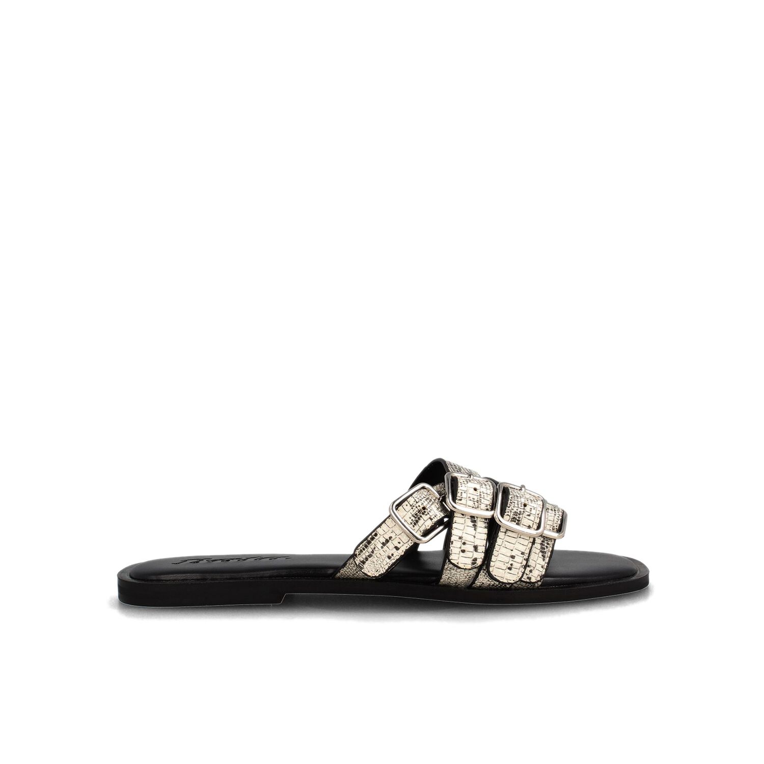 Sandalia Mujer Bata Taylor Blanco/negro image number 0.0