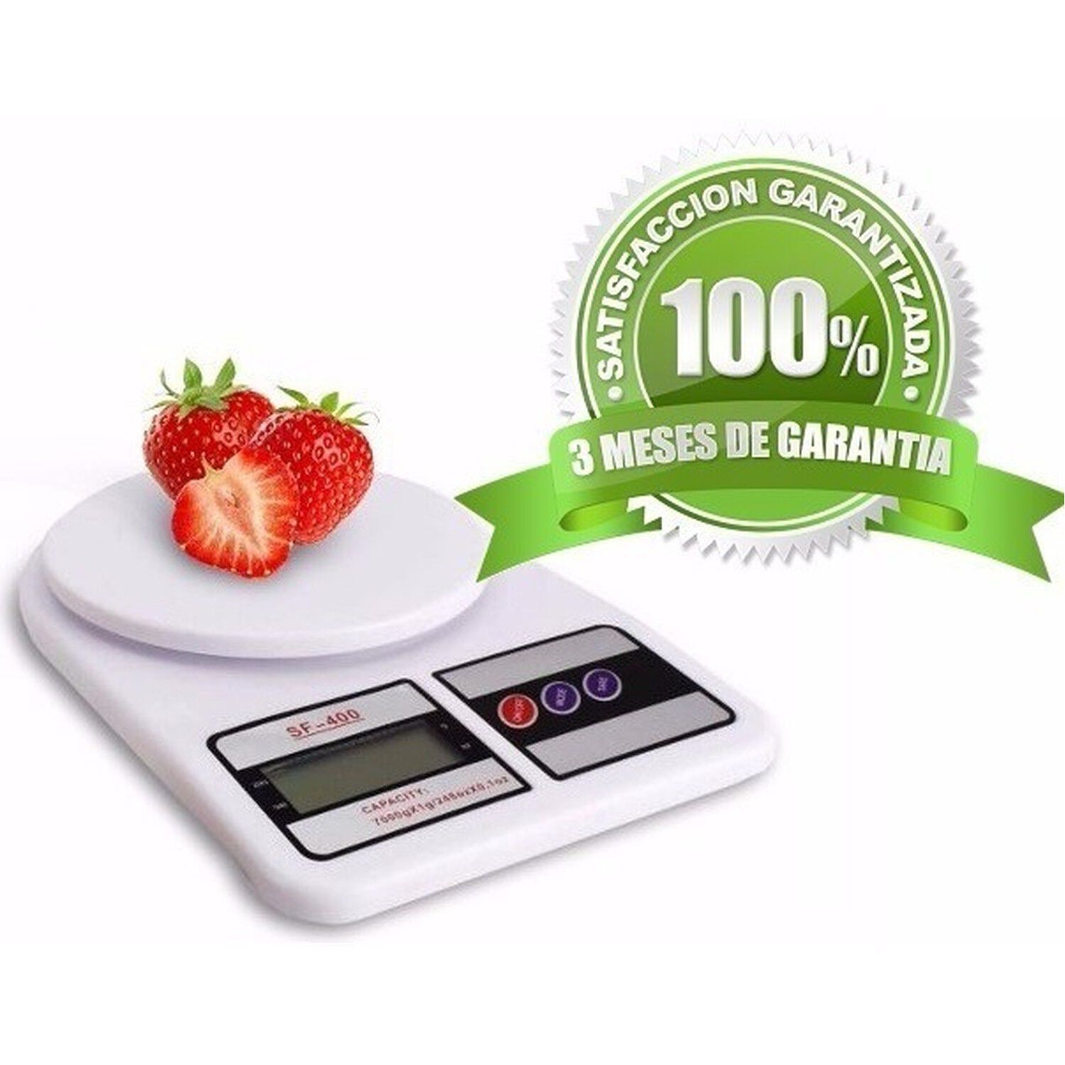 Pack 5 Balanza Digital Cocina 7kg Precisi&oacute;n 0,1g image number 2.0