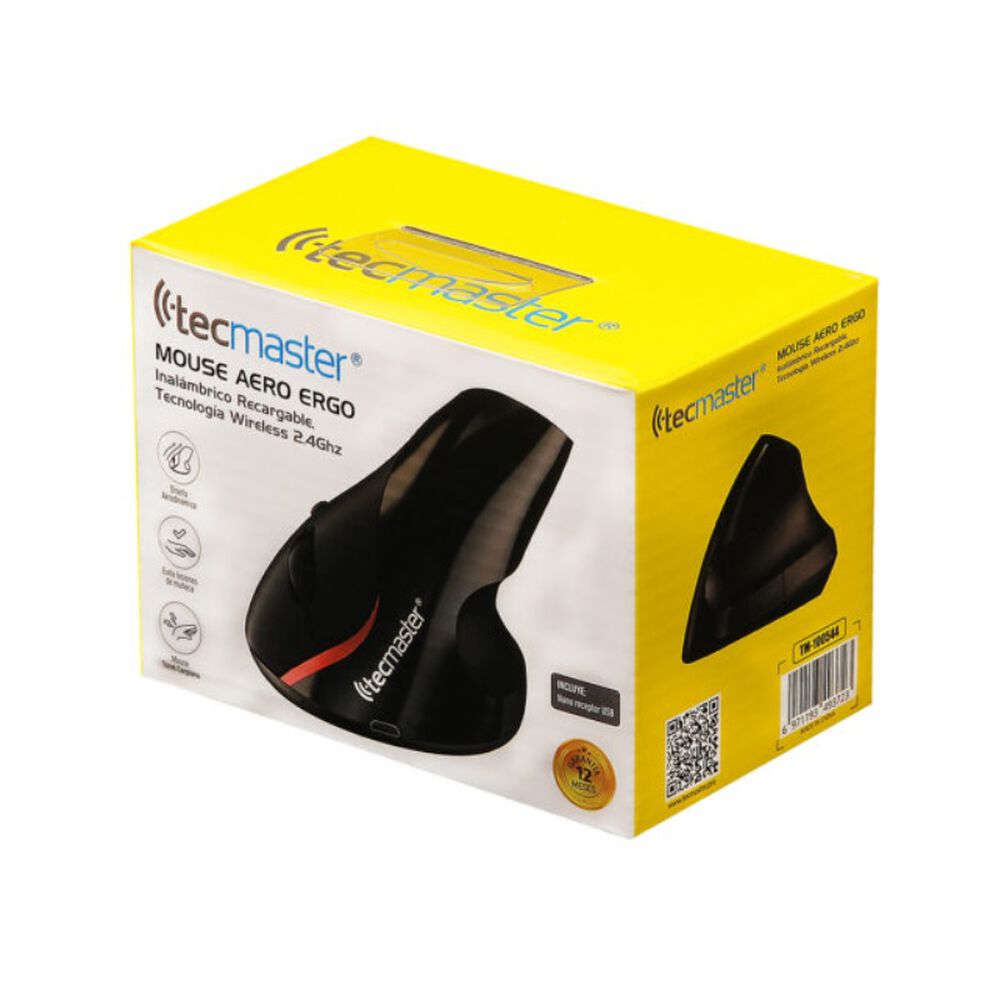 Mouse Ergonómico Inalámbrico Recargable Tecmaster image number 2.0