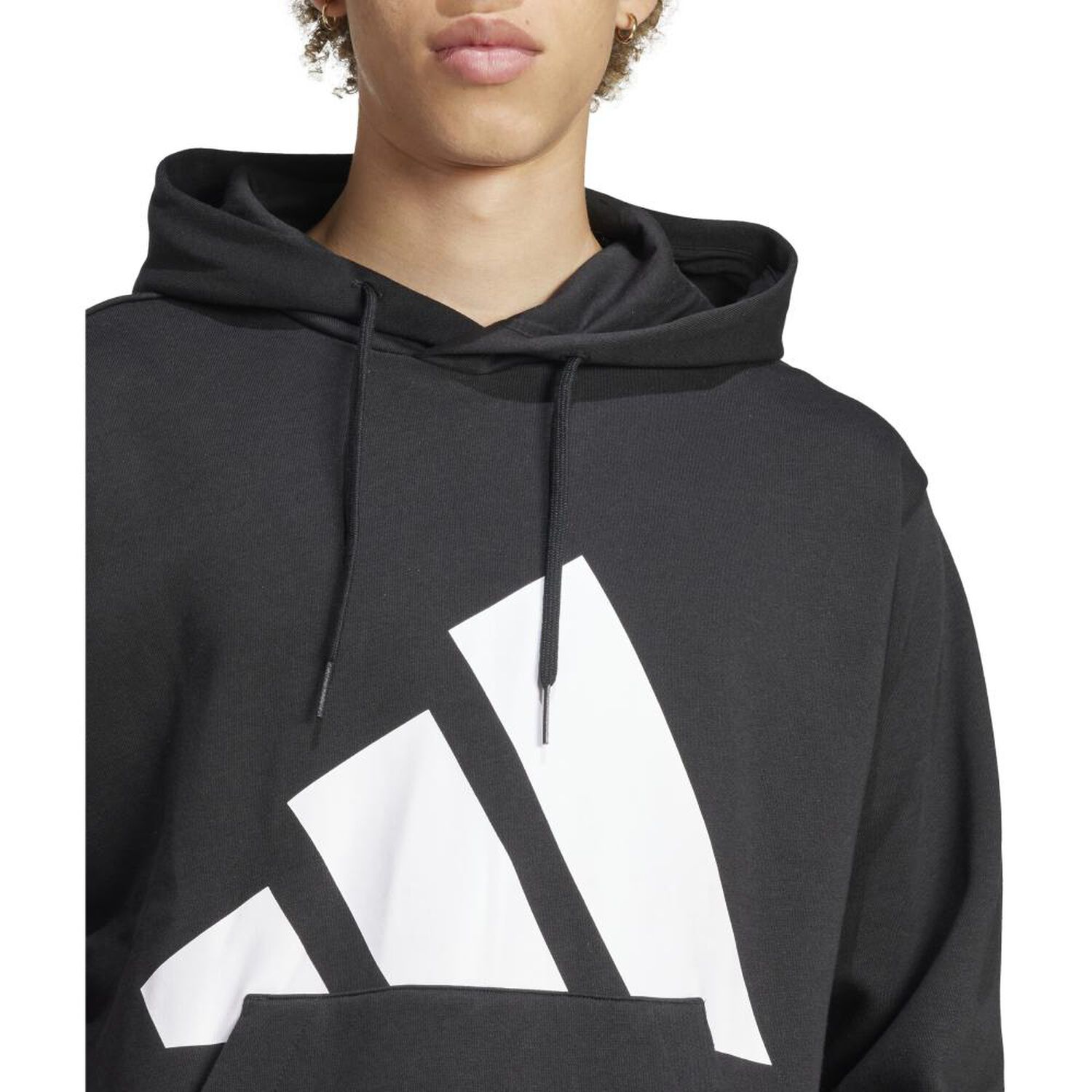 Poler&oacute;n Con Capucha Hombre Essentials Big Logo Fleece Adidas image number 5.0