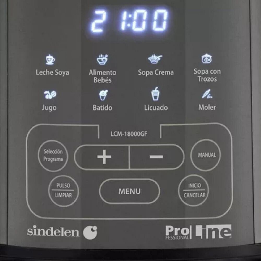 Licuadora Multifuncional Sindelen Lcm-18000 image number 2.0