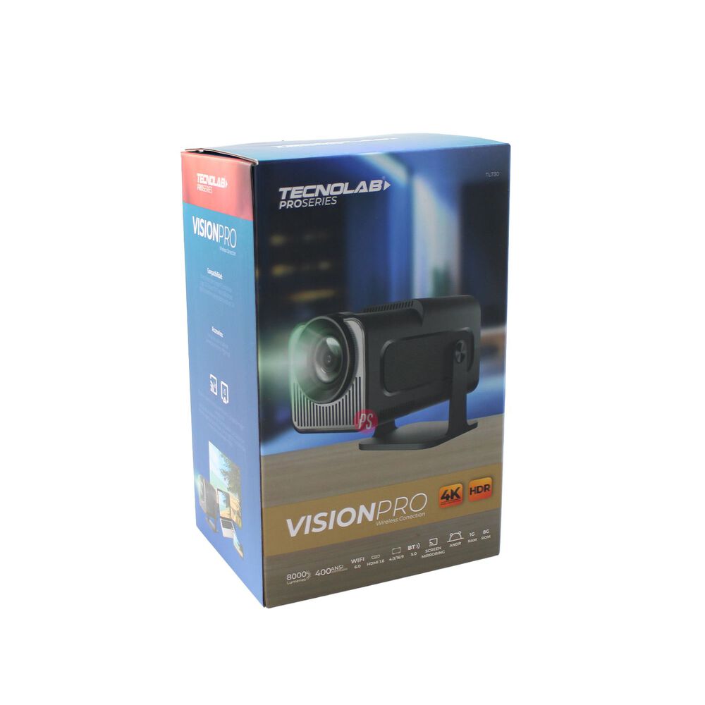Proyector Smart Android 11 Wifi Bluetooth 8000lm 4k - Ps image number 4.0